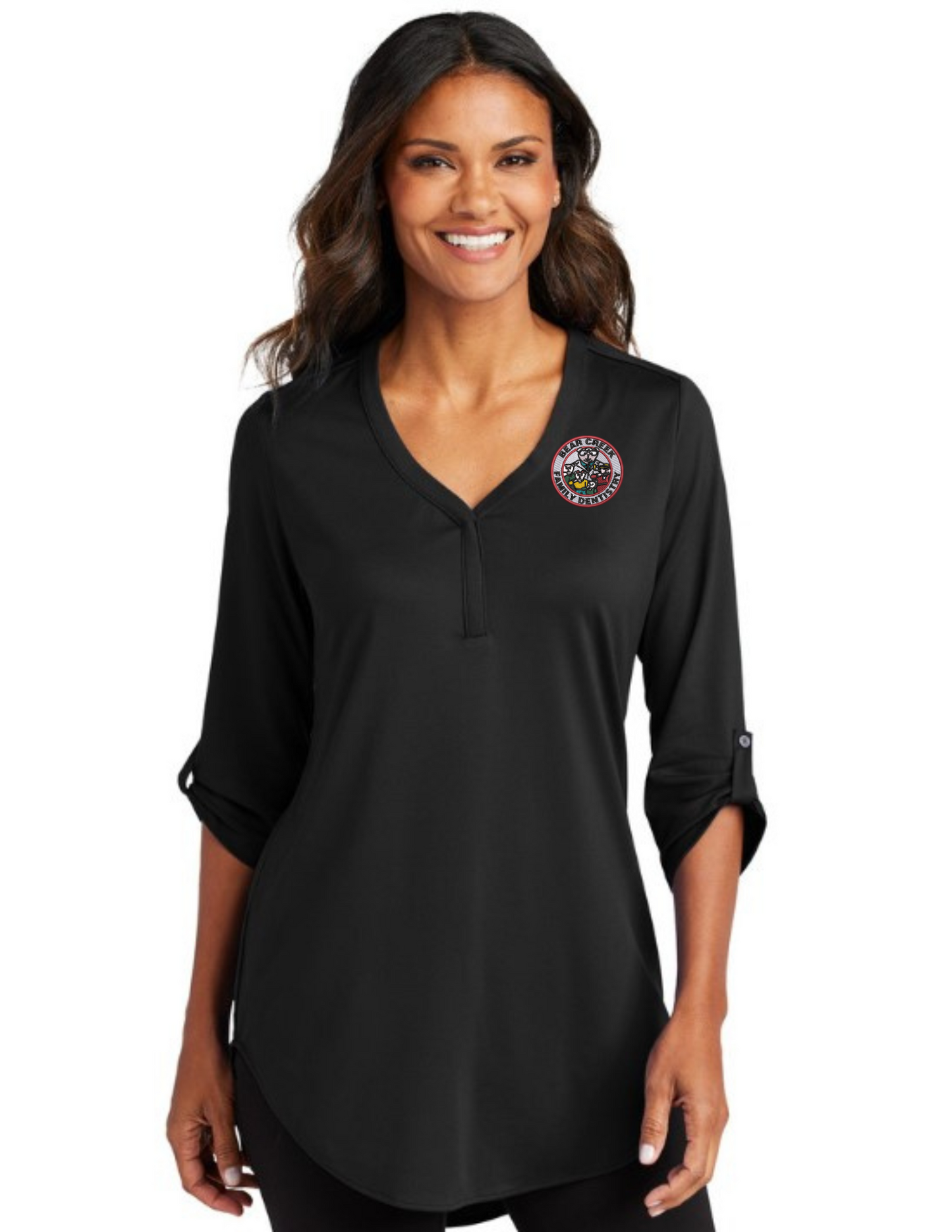 LK6840 Port Authority® Women's City Stretch 3/4-Sleeve Tunic