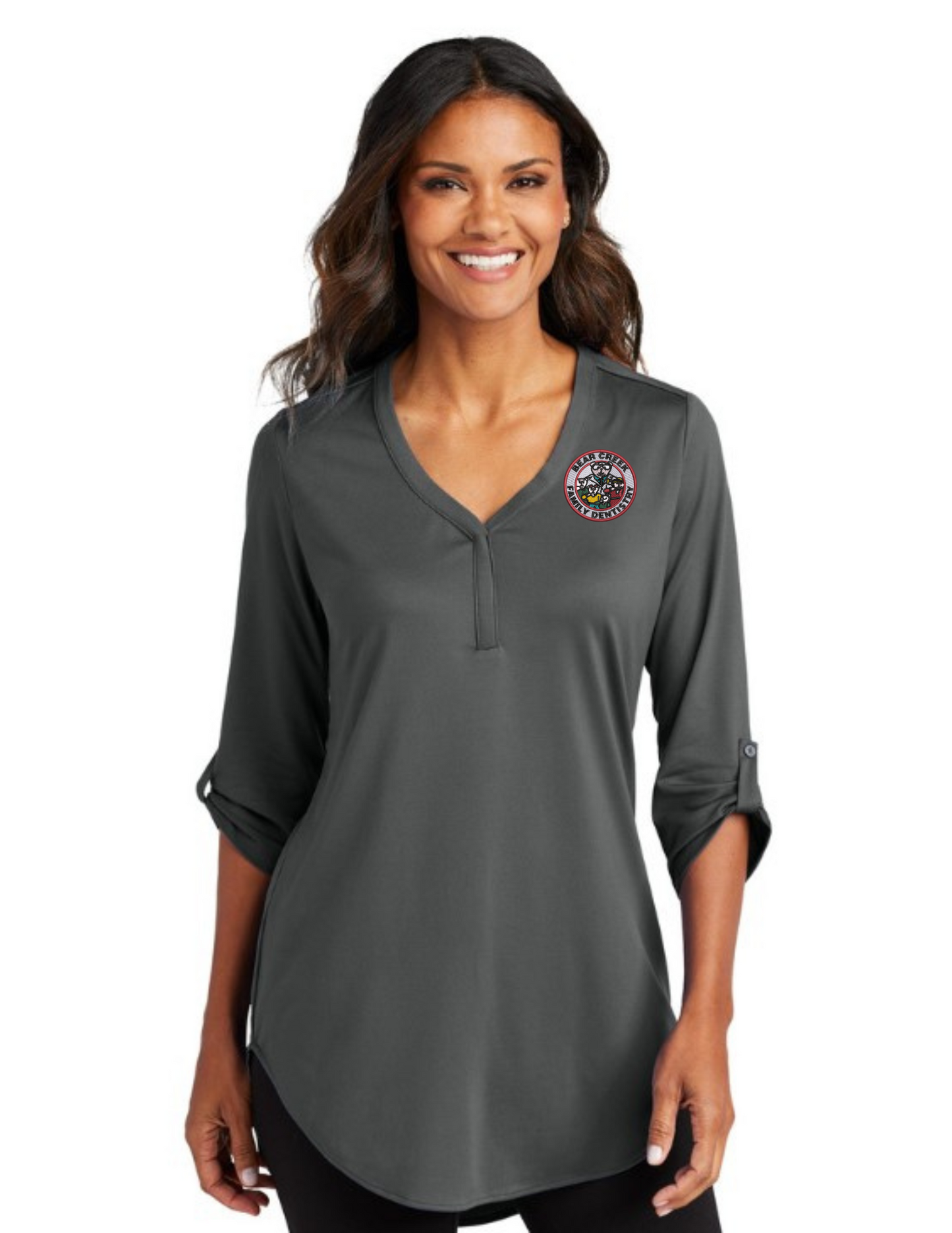 LK6840 Port Authority® Women's City Stretch 3/4-Sleeve Tunic