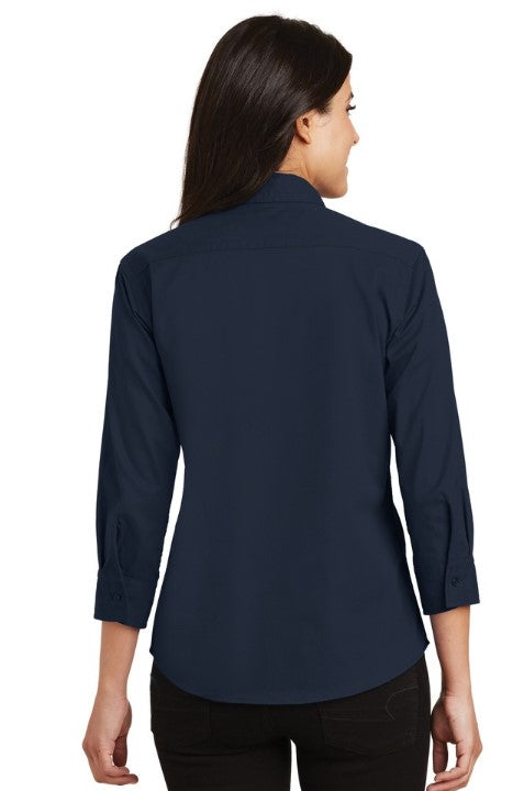 L612 Port Authority® Women's 3/4-Sleeve Easy Care Shirt