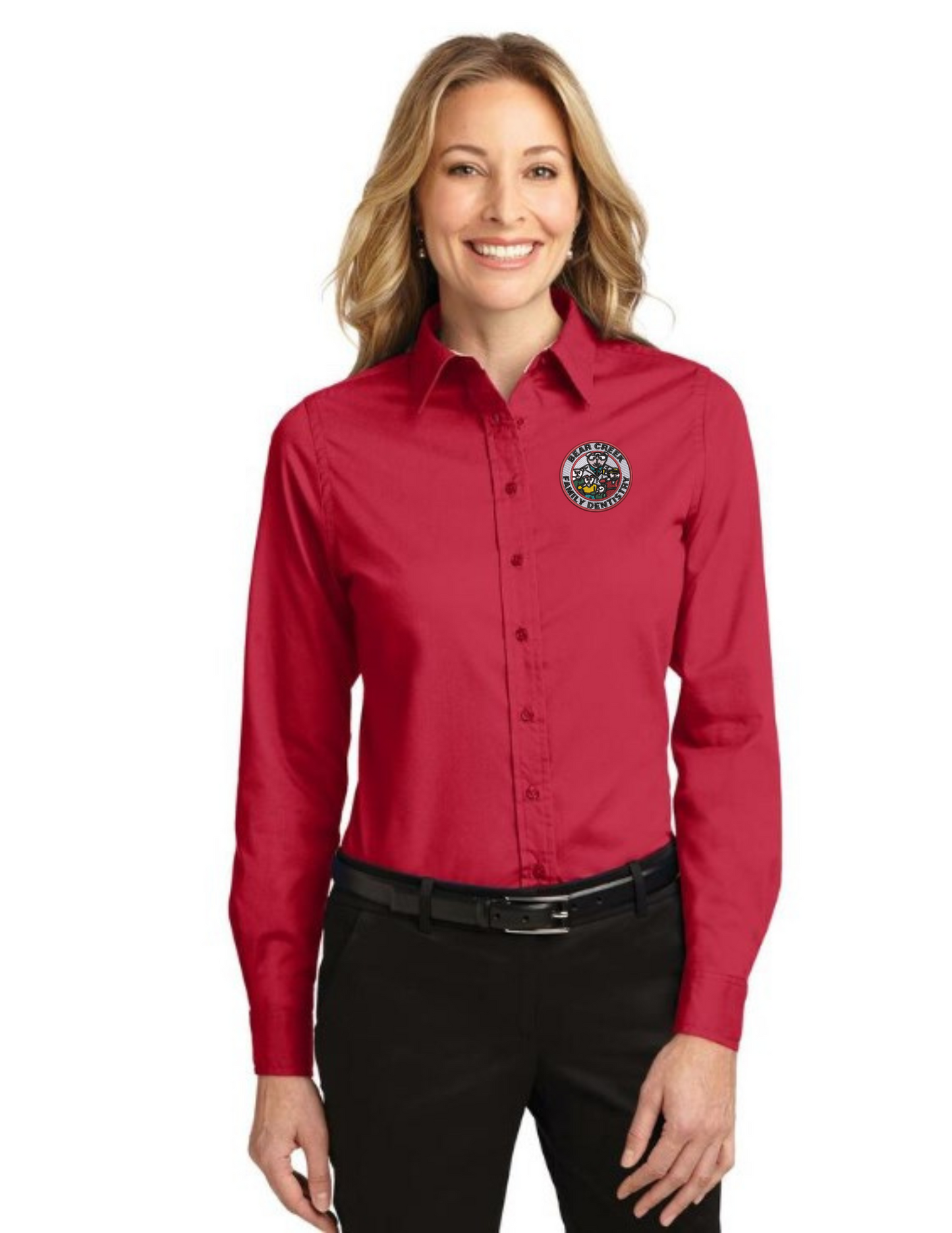 L608 Port Authority® Women's Long Sleeve Easy Care Shirt