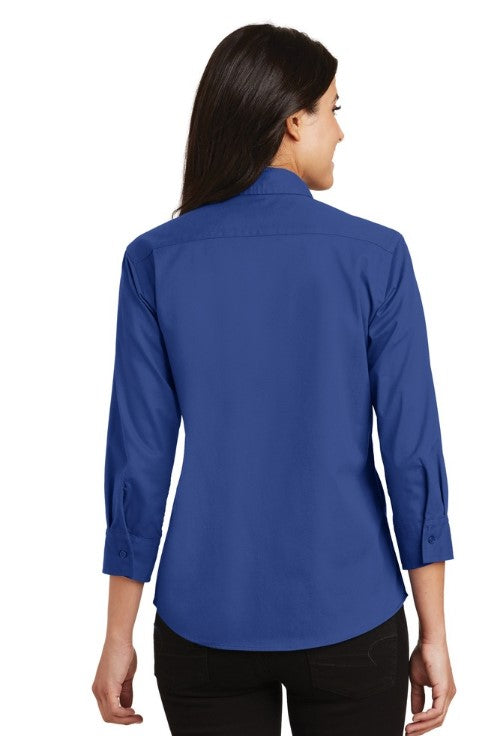 L612 Port Authority® Women's 3/4-Sleeve Easy Care Shirt