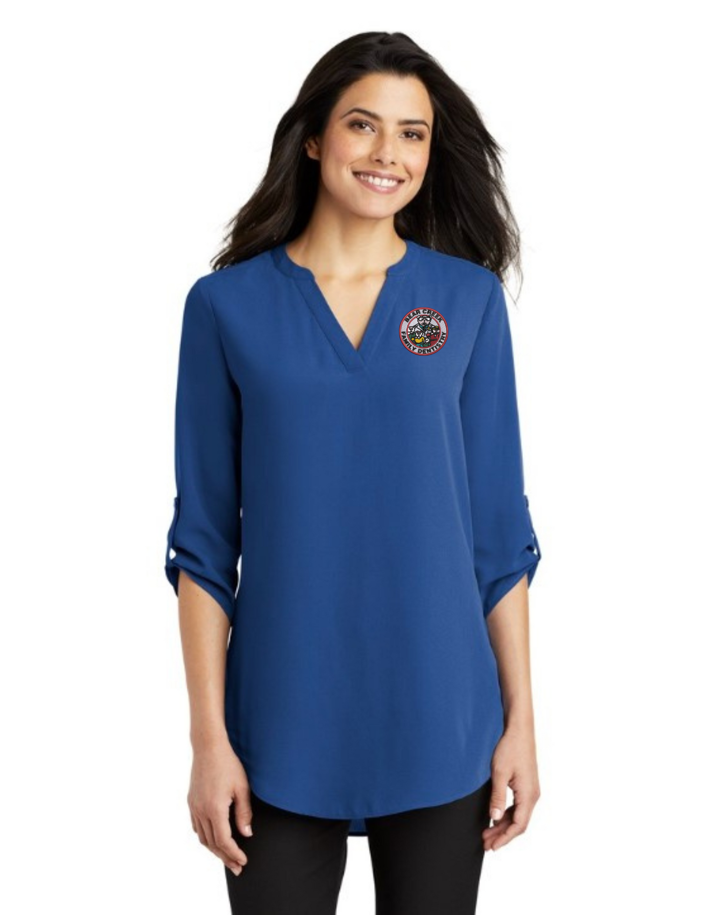 LW701 Port Authority Ladies 3/4-Sleeve Tunic Blouse