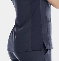 D.A.D. Women's Matrix Pro Top 3902 (Dallas Academy of Dentistry- Heather Navy)