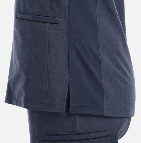 D.A.D. Women's Matrix Pro Top 3902 (Dallas Academy of Dentistry- Heather Navy)