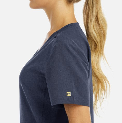 D.A.D. Women's Matrix Pro Top 3902 (Dallas Academy of Dentistry- Heather Navy)