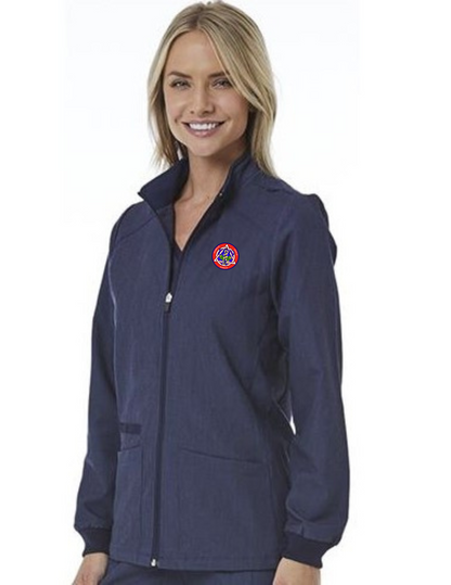 DAD Women's Matrix Pro Sport Jacket 7091 (Dallas Academy of Dentistry- Heather Navy)