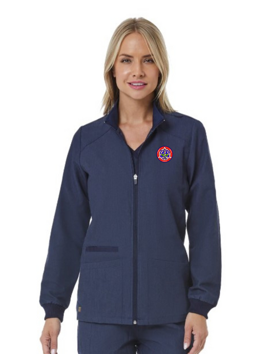 DAD Women's Matrix Pro Sport Jacket 7091 (Dallas Academy of Dentistry- Heather Navy)