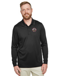BCFD_M348L Harriton Men's Advantage Snag Protection Plus IL Long Sleeve Polo