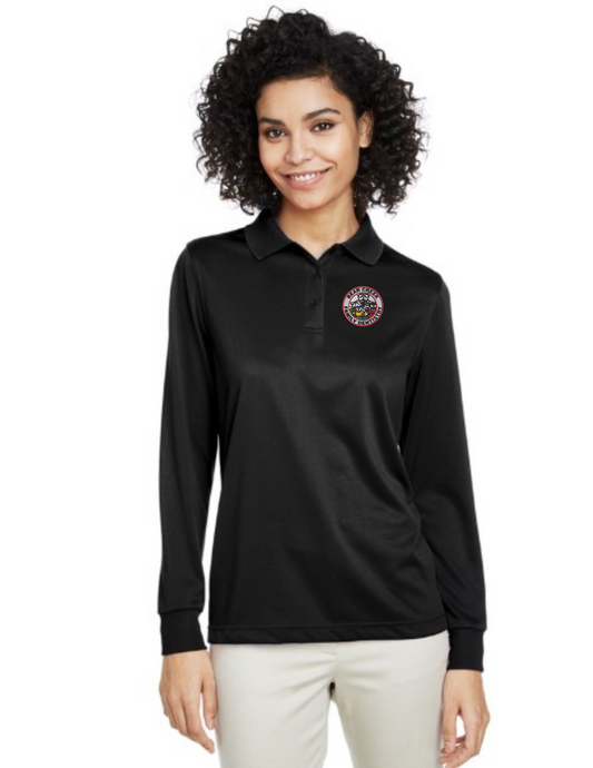 M348LW Harriton Ladies' Advantage Snag Protection Plus IL Long Sleeve Polo
