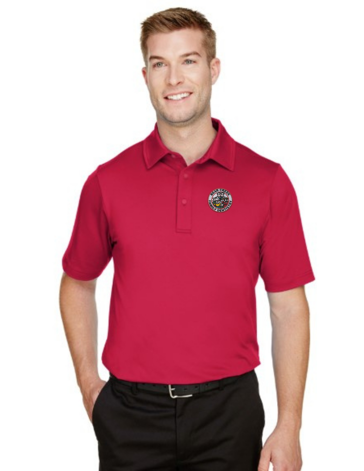 BCFD_DG21  Devon & Jones Men's CrownLux Performance™ Range Flex Polo
