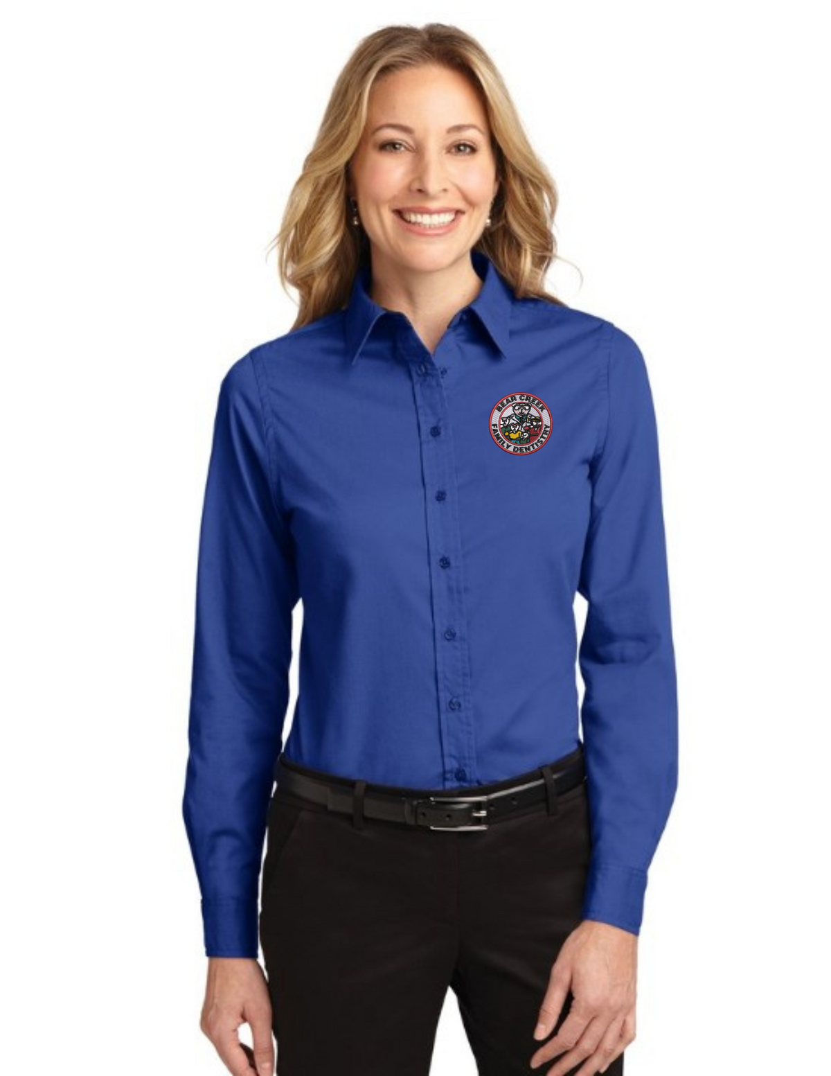 BCFD_L608 Port Authority® Women's Long Sleeve Easy Care Shirt